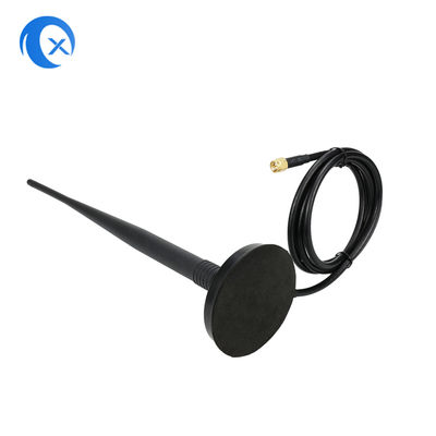 Antena magnética da montagem do conector macho 4G LTE de SMA com cabo LMR195
