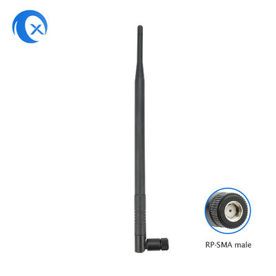 Antena Omnidirectional de 915 megahertz LoRaWAN com o conector macho do RP SMA