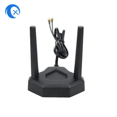 antena magnética de 2.4GHz 5GHz WiFi com o conector macho do RP SMA