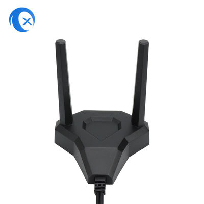 antena magnética de 2.4GHz 5GHz WiFi com o conector macho do RP SMA