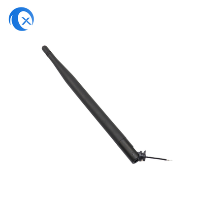 Conector de borracha dobrável preto de Ipex da antena do pato com uma impedância de 50 ohms