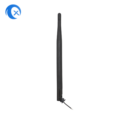 Conector de borracha dobrável preto de Ipex da antena do pato com uma impedância de 50 ohms