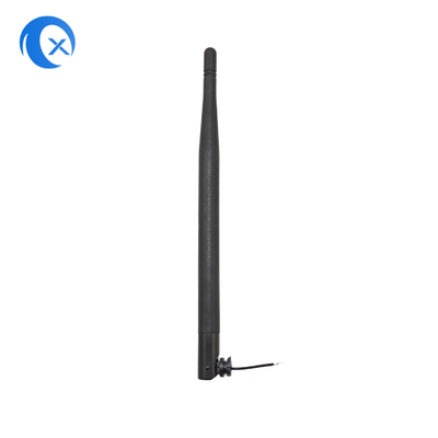 Conector de borracha dobrável preto de Ipex da antena do pato com uma impedância de 50 ohms