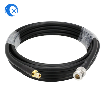 N-tipo de pequenas perdas fêmea dos conjuntos de cabo coaxial de LMR 400 RF ao conector macho de RPSMA