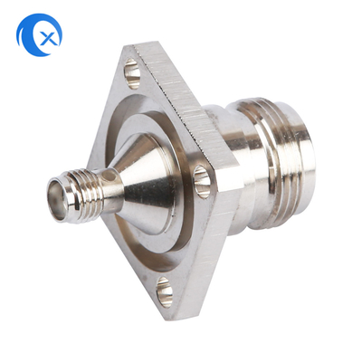 O adaptador N da montagem do painel do hardware da máquina do CNC datilografa as peças do conector fêmea ao conector fêmea de SMA
