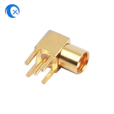 Peças aéreas do conector da máquina MMCX do CNC do conector do RF do metal para o adaptador do cabo