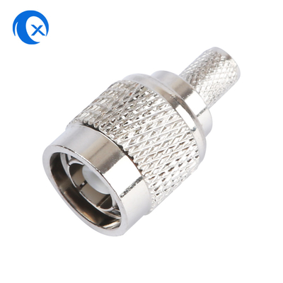 Conjunto masculino do conector coaxial do RF do hardware da máquina do CNC do conector fêmea de TNC