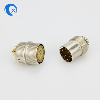 Metal novo 22pin liga de zinco micro Jack Connector circular push pull da chegada