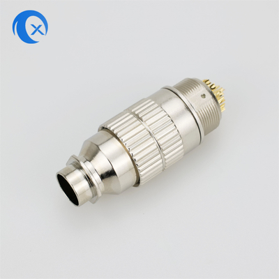 Metal novo 22pin liga de zinco micro Jack Connector circular push pull da chegada