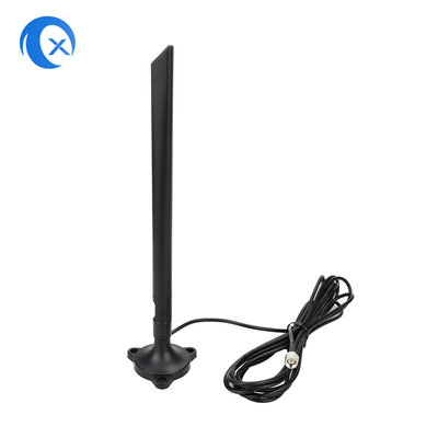 2.4G 5 DBi 5g 5.8g Wi-Fi Omnidireccional Magnet Mount Antenna com conector SMA para cartão de rede
