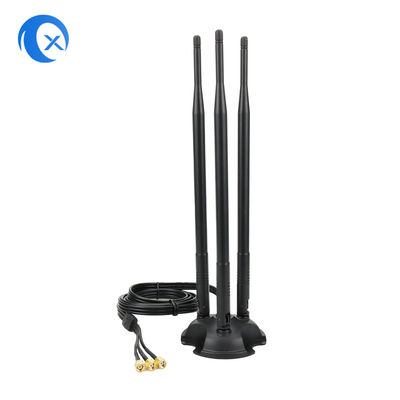 Antenna de montagem magnética com conector masculino RP-SMA