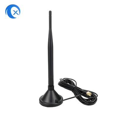 2.4G 5 DBi WiFi Extender Antenna de montagem magnética com conector masculino SMA para comunicação sem fio de sinal