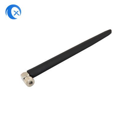 Alto ganho 5dBi fixo de 90 graus de borracha externa de ângulo reto RP SMA Conector masculino 2.4GHz Antenna para câmera de segurança HD