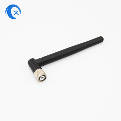 2.4/5.8g 90 Graus 5dBi Antenna WiFi externa de pato de borracha com conector masculino SMA Roteador Antenna WiFi