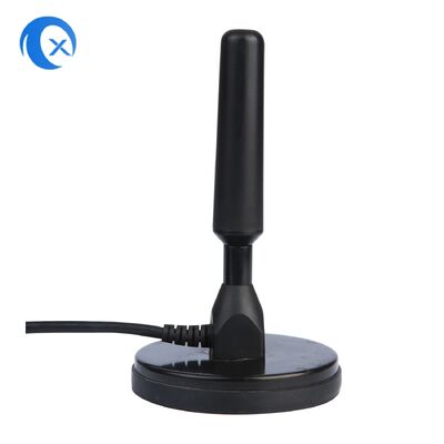 Televisão portátil com antena magnética Ariel TV Antenna montada DVB-T2