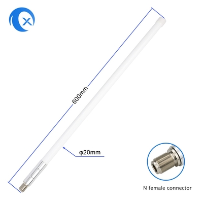 Tipo impermeável exterior da antena N da fibra de vidro 5.8dBi antena de 915 megahertz para LoRa Gateway